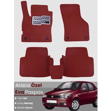 E-BİZ Fiat Albea (2006-2012) Uyumlu Eva Paspas Tam Set–araca Özel,su Geçirmez,kolay Montaj