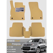 E-BİZ Fiat Panda (2012-2021) Uyumlu Eva Paspas Tam Set–araca Özel,su Geçirmez,hızlı ve Kolay Montaj