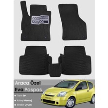 E-BİZ Citroen C2 (2002-2009) Uyumlu Eva Paspas Tam Set–araca Özel,su Geçirmez,hızlı ve Kolay Montaj