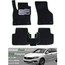 E-BİZ Fiat Egea (2015-2025) Uyumlu Eva Paspas Tam Set – Birebir Uyum, Araca Özel Tasarım,kolay Montaj