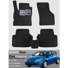 E-BİZ Ford-Focus 3 Hatchback (2011-2014) Uyumlu Eva Paspas Tam Set–araca Özel,su Geçirmez