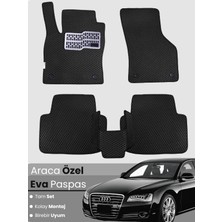 E-BİZ Audi A8 (2009-2017) Uyumlu Eva Paspas Tam Set–araca Özel,su Geçirmez,hızlı ve Kolay Montaj