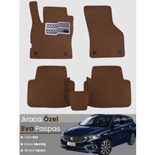 E-BİZ Fiat Egea Stationwagon (2017-2025) Uyumlu Eva Paspas Tam Set–araca Özel,su Geçirmez