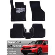 E-BİZ Honda Civic Sport Plus (2019-2024) Uyumlu Eva Paspas Tam Set–araca Özel,kolay Montaj