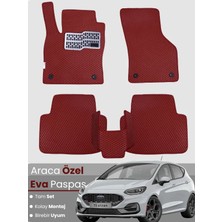 E-BİZ Ford Fiesta (2017-2024) Uyumlu Eva Paspas Tam Set–araca Özel,su Geçirmez,kolay Montaj