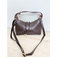 Barrel Kahverengi El Omuz Çanta