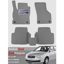 E-BİZ Hyundai Accent Era (2005-2011) Uyumlu Eva Paspas Tam Set–araca Özel,kolay Montaj,su Geçirmez