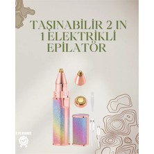 SHC4200 Mini Elektrikli Epilatör – USB Şarjlı, Acısız Yüz Kaş Bakım Aleti