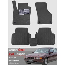 E-BİZ Bmw 7 Serisi E38 Long (1994-2002) Uyumlu Eva Paspas Tam Set–araca Özel,su Geçirmez