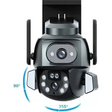 SHC4200 3mp + 3mp Wi-Fi Ip Tf Kart Girişli Optik Zoom Kamera