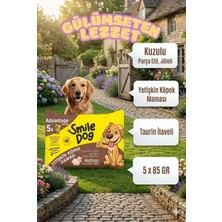 Smile Dog Yetişkin Köpek Maması – Kuzulu, Parça Etli ve Jöleli (5 x 85 Gr)