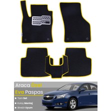 E-BİZ Chevrolet Cruze (2008-2014) Uyumlu Eva Paspas Tam Set–araca Özel,su Geçirmez,kolay Montaj