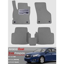 E-BİZ Chevrolet Cruze (2008-2014) Uyumlu Eva Paspas Tam Set–araca Özel,su Geçirmez,kolay Montaj