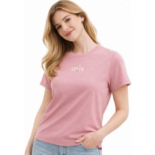 Levi's Graphic Favorite Kadın Pembe Tişört 008BX-0001