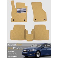 E-BİZ Chevrolet Cruze (2008-2014) Uyumlu Eva Paspas Tam Set–araca Özel,su Geçirmez,kolay Montaj