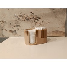 3D Snaxx Modern Tasarımlı Çok Amaçlı Pamuk & Kulak Çubuğu Düzenleyici Organizer - 12X7X7CM