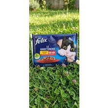 Felix Le Ghiottonerie Sığır Etli Yaş Kedi Maması