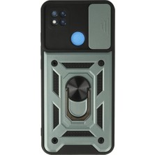 LTG Nova 9c Kılıf Pars Lens Yüzüklü - Yeşil