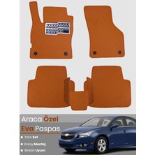 E-BİZ Chevrolet Cruze (2008-2014) Uyumlu Eva Paspas Tam Set–araca Özel,su Geçirmez,kolay Montaj