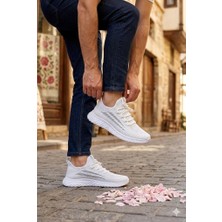 Fort 0130 Awidox Rahat Hafif Anatomik Fileli Bağcıksız Sneaker Spor Ayakkabı