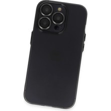İlk El Grup Ieg™  Iphone 14 Pro Kılıf Luko Lens Silikon - Siyah