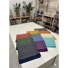 Viskon Karışımlı Şal Lacivert