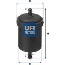 Ufi Zengemtx Yakit Filtresi Fiat Bra, Bro, Marea, Punto, Ducato, Opel Astra G, Combo, Corsa B-C, Meriva, Omega, Seat Cordoba