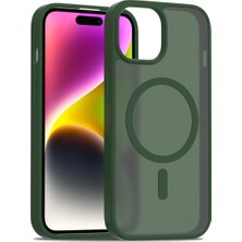 LTG Nova Iphone 15 Jota Magsafe Kapak -Yeşil