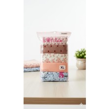 Lolitam Lingerie 5'li Pamuklu Kadın Bato Külot Seti - Xl