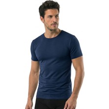 Öts Erkek T-Shirt O Yaka Modal (%47 Modal - %47 Pamuk - %6 Elastan)