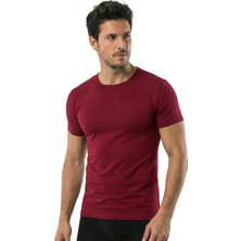 Öts Erkek T-Shirt O Yaka Modal (%47 Modal - %47 Pamuk - %6 Elastan)