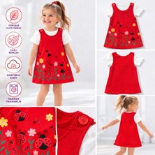 Melodi Kids Kız Bebek 2 Parça Elbise