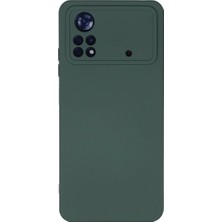 LTG Nova Po X4 5g Kılıf Nano Içi Kadife - Koyu Yeşil
