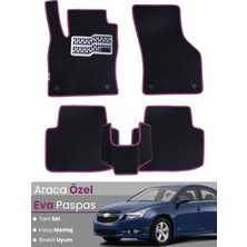 E-BİZ Chevrolet Cruze (2008-2014) Uyumlu Eva Paspas Tam Set–araca Özel,su Geçirmez,kolay Montaj