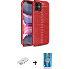 İlk El Grup Ieg™ iPhone 12 Mini Kılıf Doruk Klasik Özel Seri - Şeffaf Royal Nano Ekran Koruyucu + Sarı Renkli Kamera Lens Koruma Cam