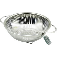 Cm Store 19CM  Metal Kulplu  Çelik Sepet Süzgeç Ince Tel Ayaklı (5067)