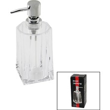 Cm Store 280ML - Uzun   Şeffaf - Mika Kristal  Sıvı Sabunluk (5067)