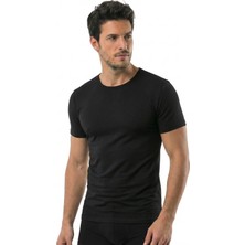 Öts Erkek T-Shirt O Yaka Modal (%47 Modal - %47 Pamuk - %6 Elastan)