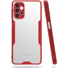 İlk El Grup Ieg™  Samsung Galaxy A72 Kılıf Platin Silikon - Kırmızı