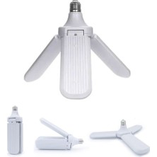 Cm Store 3 Kollu Pervane Modeli Beyaz LED Lamba Ampul 24W - E27 (5067)