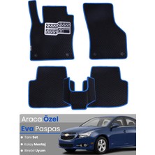 E-BİZ Chevrolet Cruze (2008-2014) Uyumlu Eva Paspas Tam Set–araca Özel,su Geçirmez,kolay Montaj