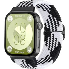 İlk El Grup Huawei Fit 4  Kordon (Saat Değildir) - Siyah-Beyaz