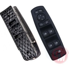 Gua Zengemtx Cam Açma Anahtari Kumanda Grubu Siyah Renault Megan Iii-Fluence Katlanir Aynali Araçlar Için Çift Soket