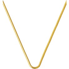 Bilezikci Balıksırtı 14 Ayar Altın Zincir 50 cm.