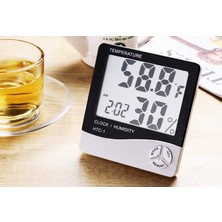 Cm Store Masaüstü Dijital Termometre  Nem Ölçer Higrometre (5067)