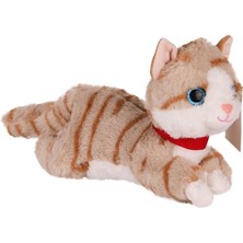 Senka Mey Ithalat® KZL-2309034 Peluş Kedi 25 cm -Kızılkaya Oyuncak