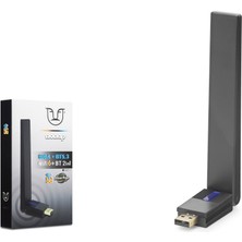 Elektronikçim USB Wifi 6 + Bluetooth 5.3 Adaptör 2 In 1 W211