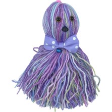 Senka Mey Ithalat® Ahtapot Şekilli Zilli ve Ipli Rengarenk Püsküllü Sevimli Kedioyuncağı