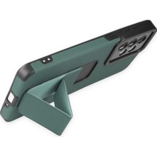 İlk El Grup Ieg™  Samsung Galaxy A33 5g Kılıf Mega Standlı Silikon - Yeşil