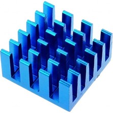 Koodmax 3 Adet - Pasif Chipset Soğutucu 15*15*8mm Alüminyum Soğutucu Mavi